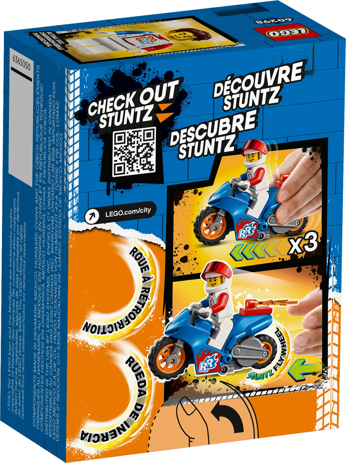 LEGO City 60298 Rocket Stunt Bike