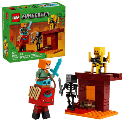 LEGO Minecraft 21266 The Nether Lava Battle