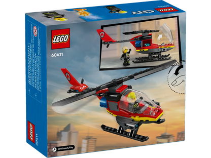 LEGO City 60411 Fire Rescue Helicopter